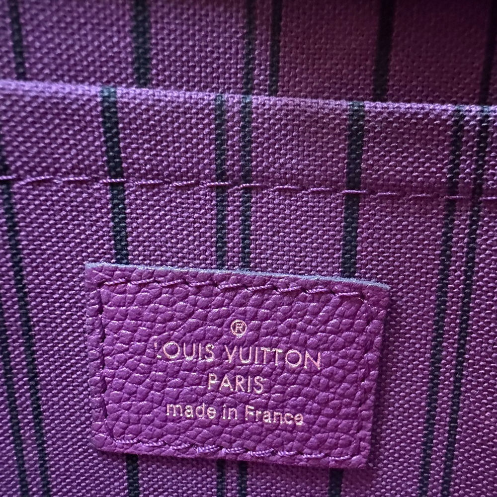 Louis Vuitton Montaigne Amethyst Monogram Empreinte Leather MM - Picture 6 of 13